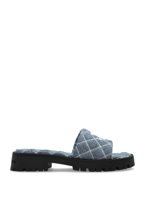 【送関込】FENDI☆フェンディ llic leather slide Fendi Leather slides | Women's Shoes | Vitkac
